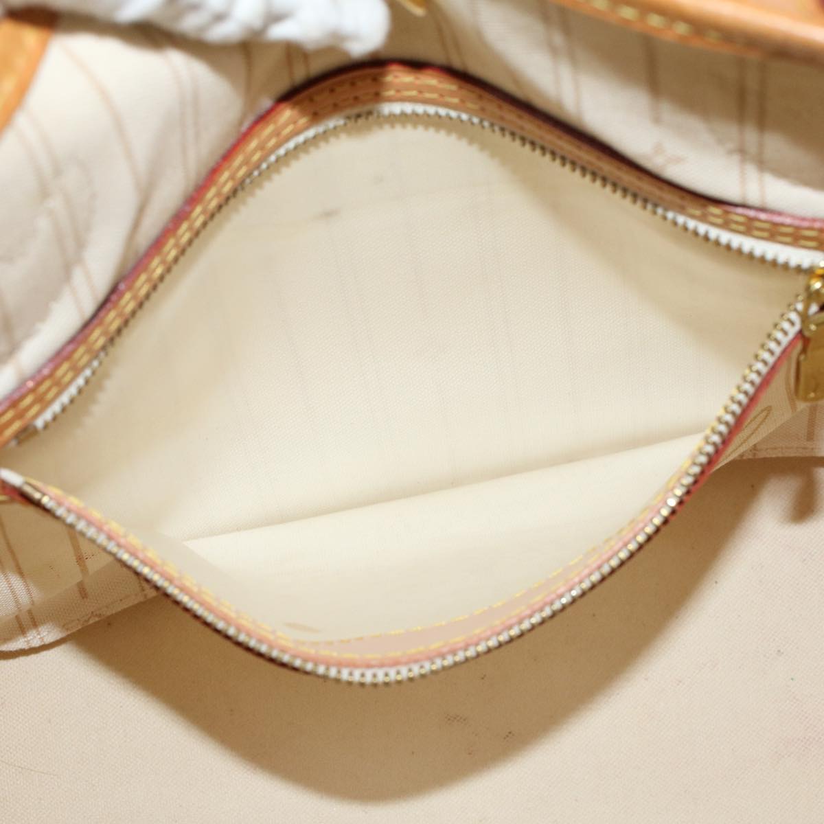 LOUIS VUITTON Damier Azur Neverfull PM Tote Bag N41362 LV 44769