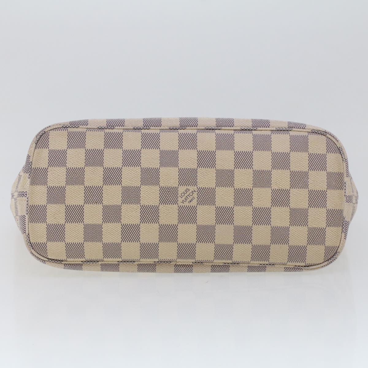 LOUIS VUITTON Damier Azur Neverfull PM Tote Bag N41362 LV 44769