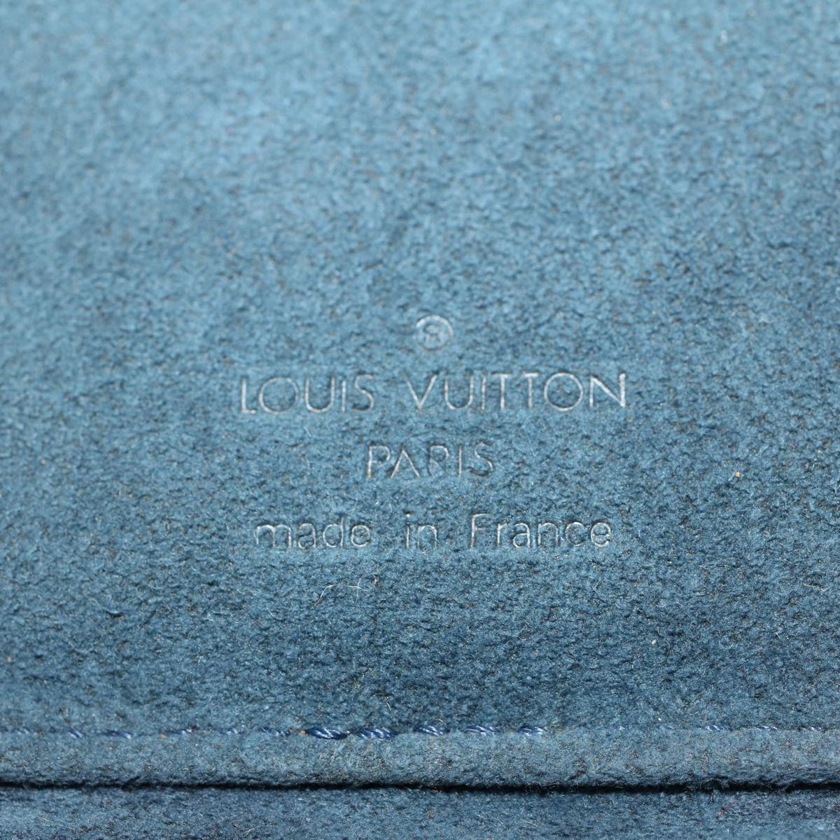 LOUIS VUITTON Epi Ecrin Bijoux 12 Jewelry Case Blue M48207 LV 44775