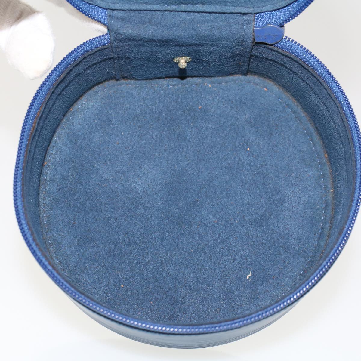 LOUIS VUITTON Epi Ecrin Bijoux 12 Jewelry Case Blue M48207 LV 44775