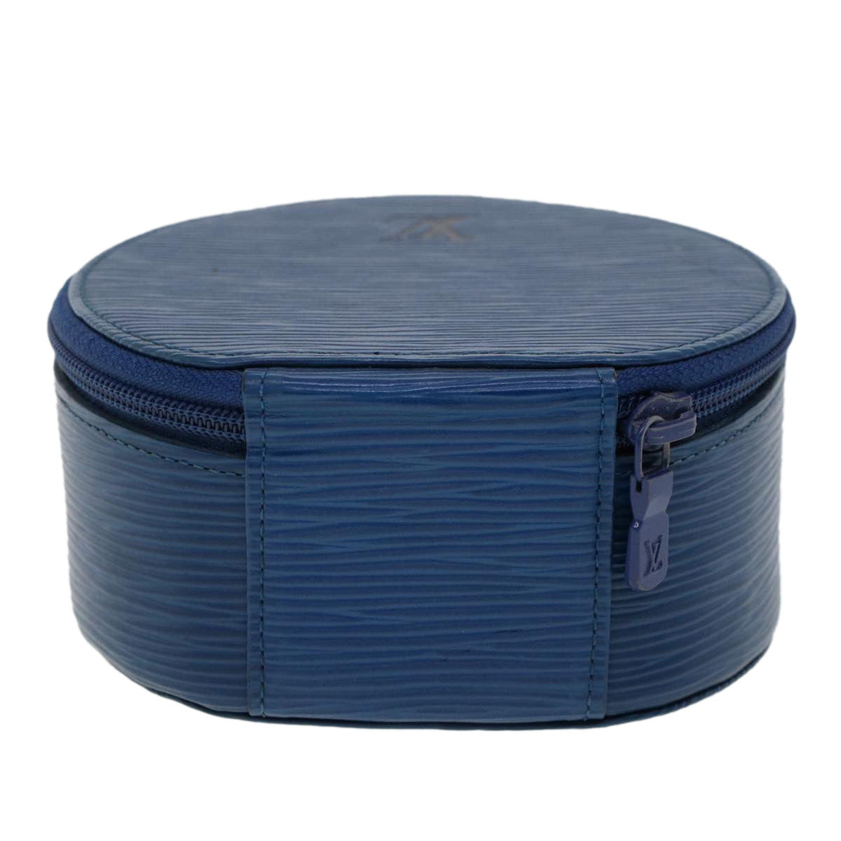 LOUIS VUITTON Epi Ecrin Bijoux 12 Jewelry Case Blue M48207 LV 44775