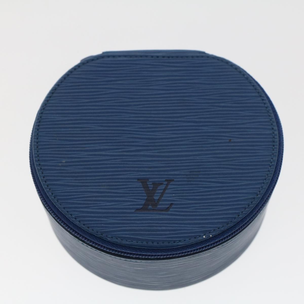 LOUIS VUITTON Epi Ecrin Bijoux 12 Jewelry Case Blue M48207 LV 44775