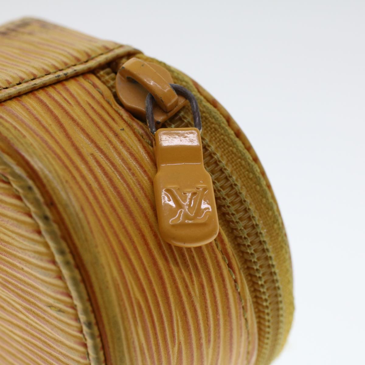 LOUIS VUITTON Epi Ecrin Bijou Jewelry Case Yellow M48229 LV 44776
