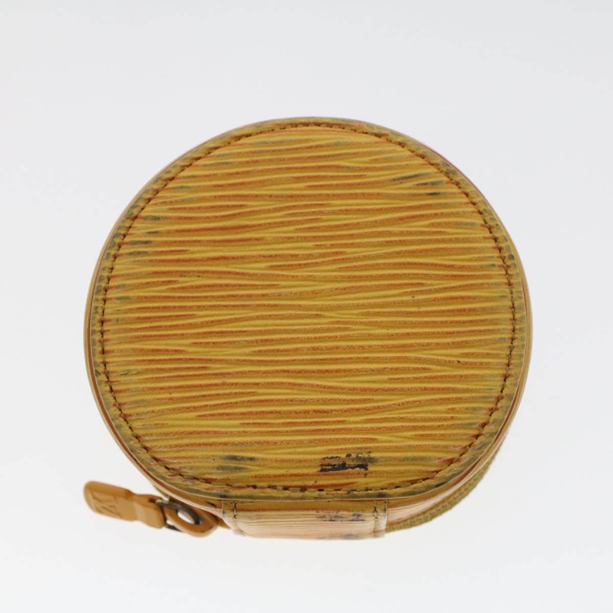 LOUIS VUITTON Epi Ecrin Bijou Jewelry Case Yellow M48229 LV 44776
