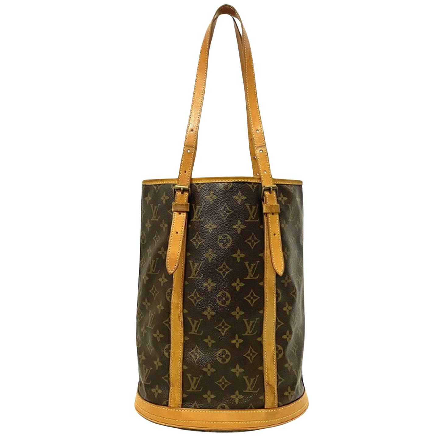 Louis Vuitton Bucket  Canvas Handbag ()