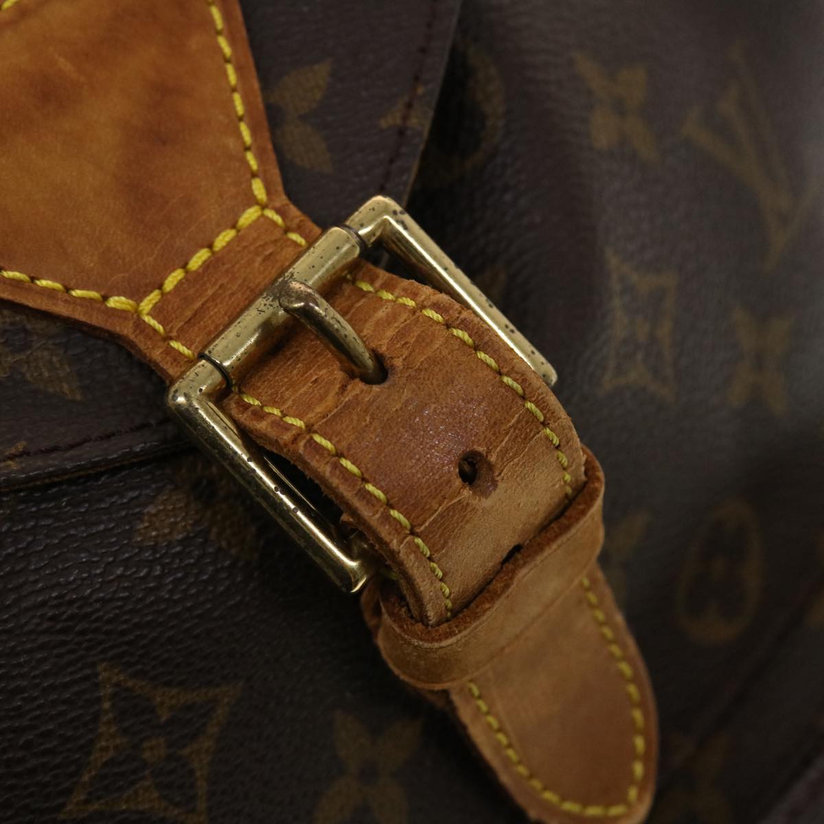 LOUIS VUITTON Monogram Montsouris GM Backpack M51135 LV 44816
