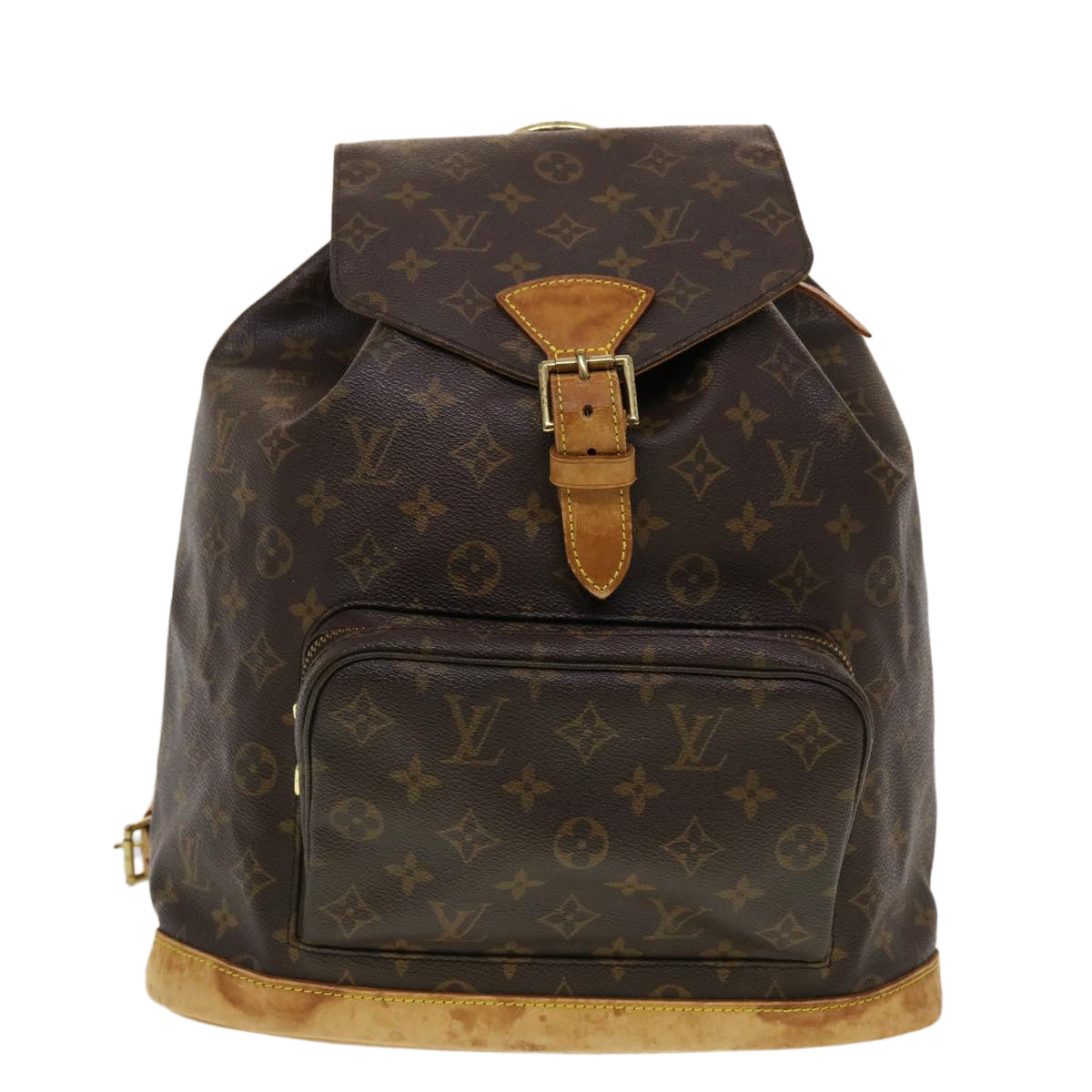 LOUIS VUITTON Monogram Montsouris GM Backpack M51135 LV 44816