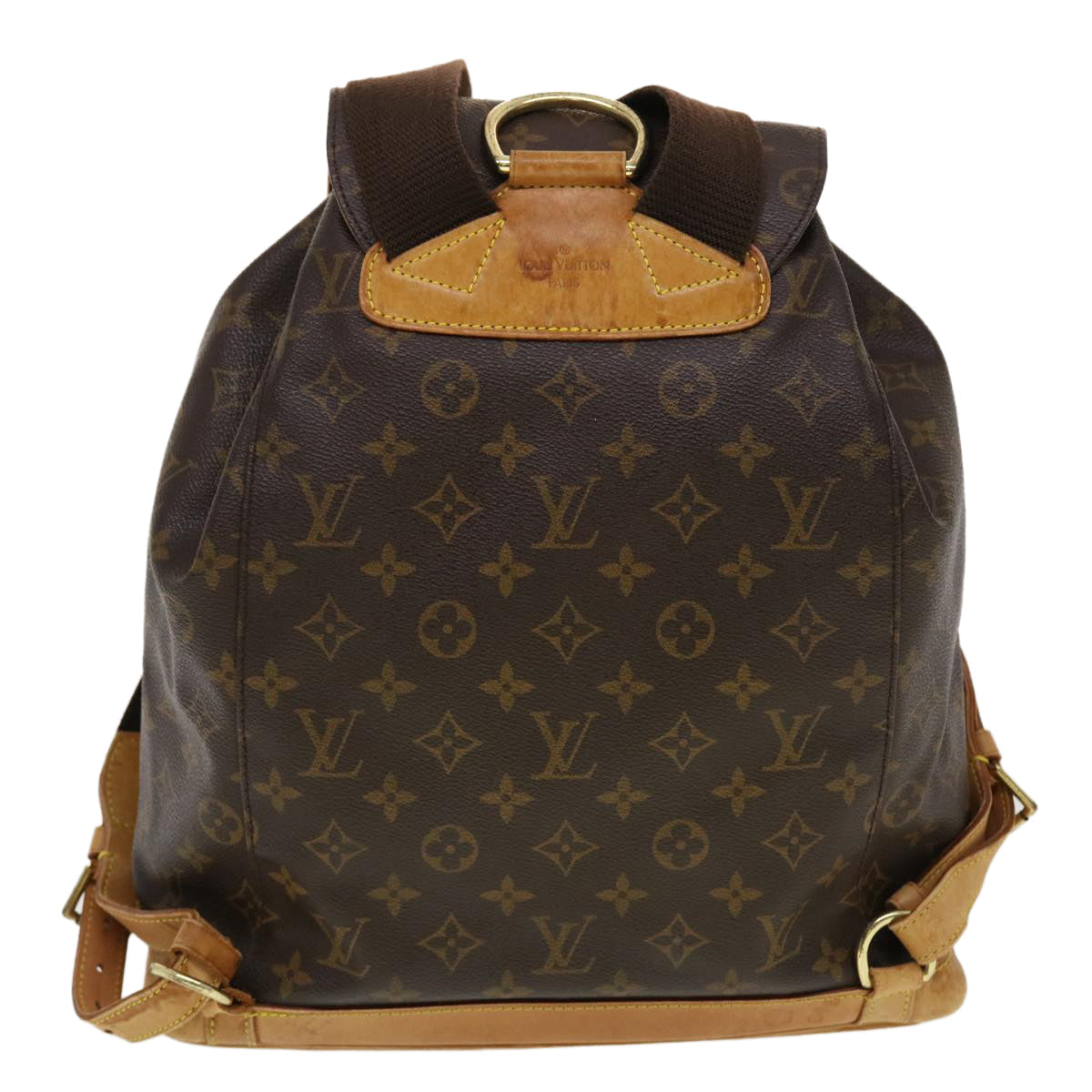 LOUIS VUITTON Monogram Montsouris GM Backpack M51135 LV 44816
