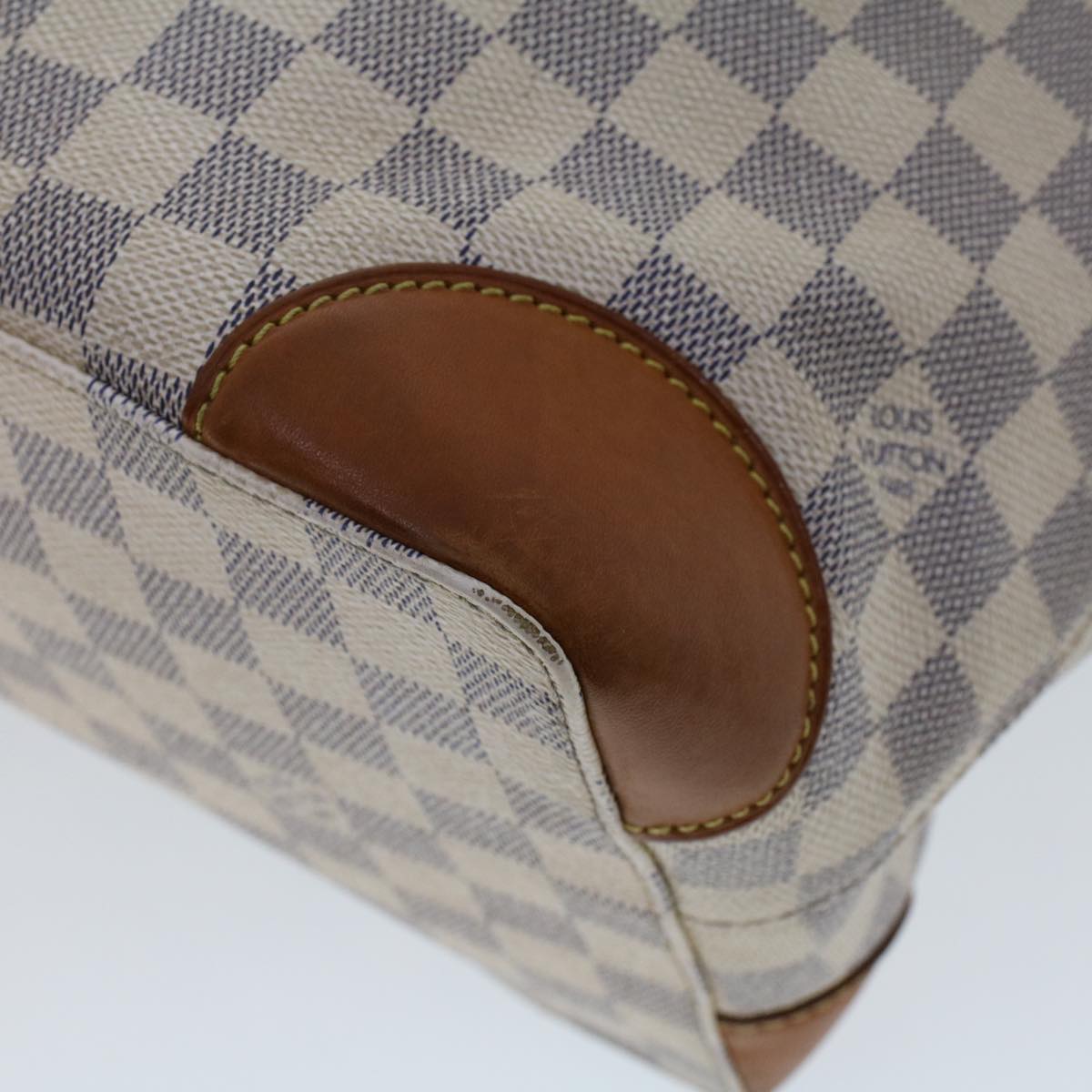 LOUIS VUITTON Damier Azur Hampstead MM Tote Bag N51206 LV 44822