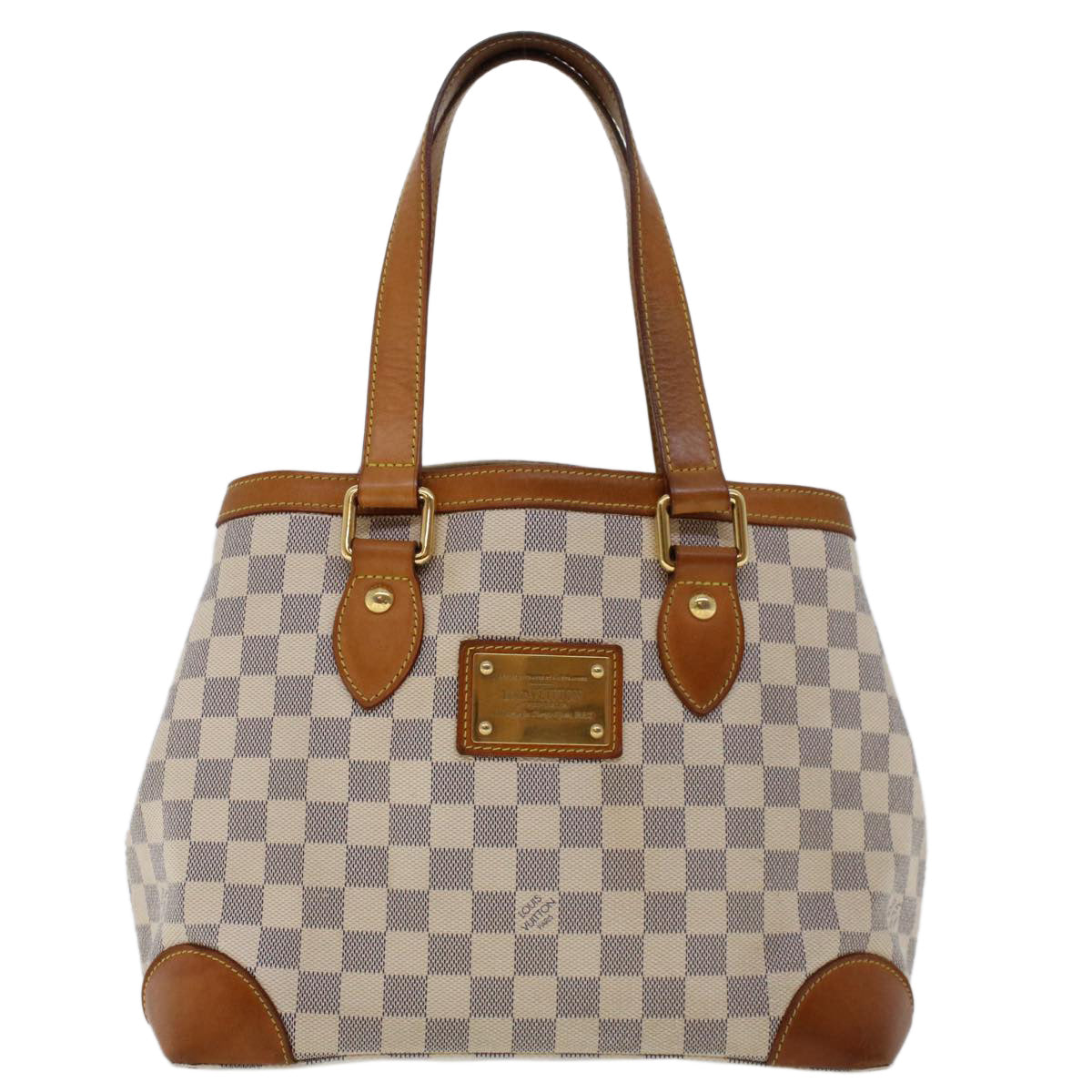 LOUIS VUITTON Damier Azur Hampstead MM Tote Bag N51206 LV 44822