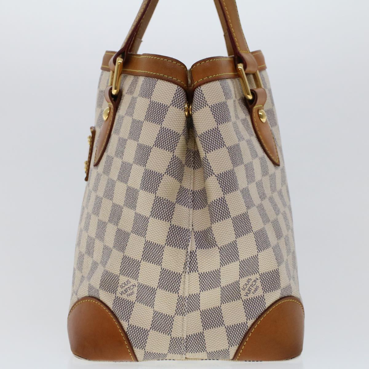 LOUIS VUITTON Damier Azur Hampstead MM Tote Bag N51206 LV 44822