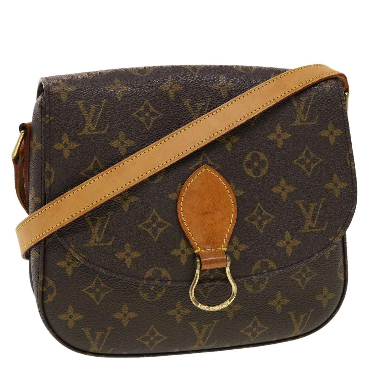 LOUIS VUITTON Monogram Saint Cloud GM Shoulder Bag M51242 LV 44824