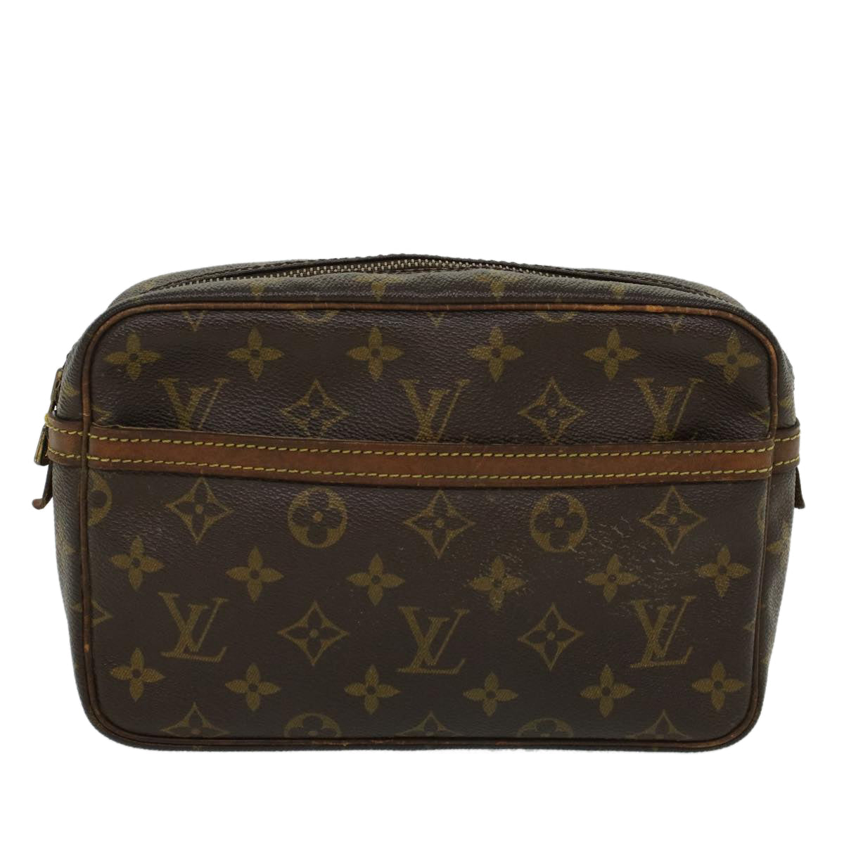 LOUIS VUITTON Monogram Compiegne 23 Clutch Bag M51847 LV 44832
