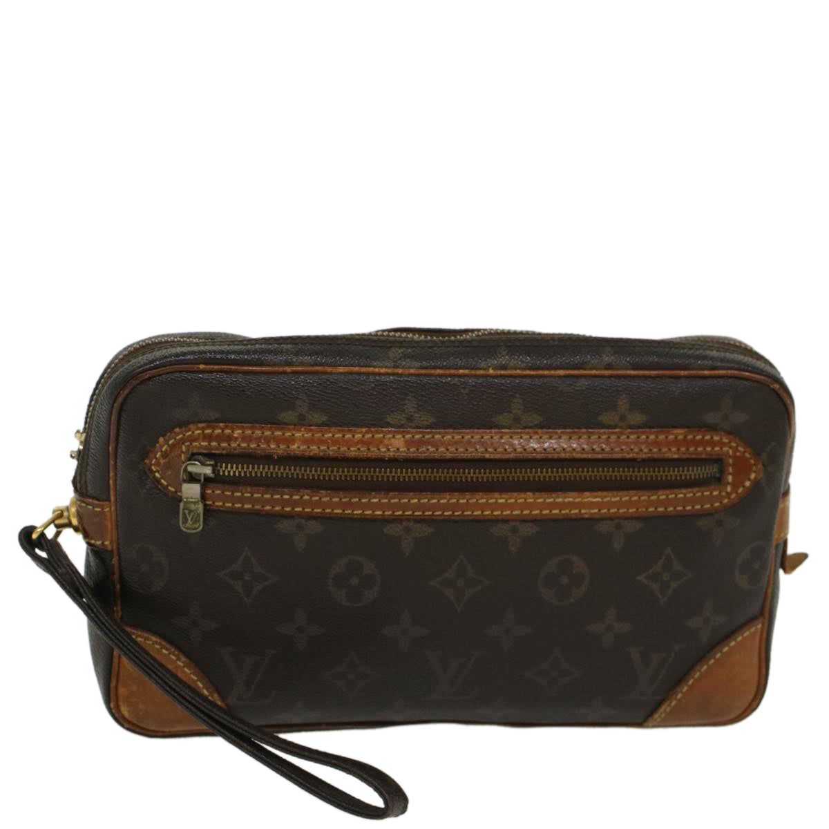 LOUIS VUITTON Monogram Marly Dragonne GM Clutch Bag M51825 LV 44833