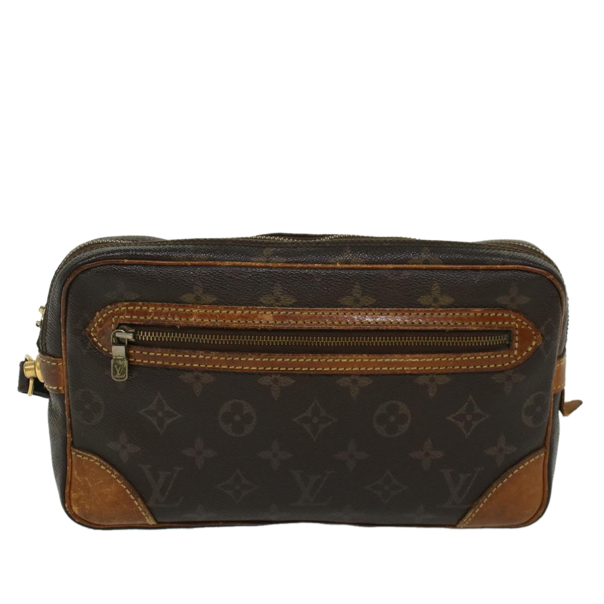 LOUIS VUITTON Monogram Marly Dragonne GM Clutch Bag M51825 LV 44833