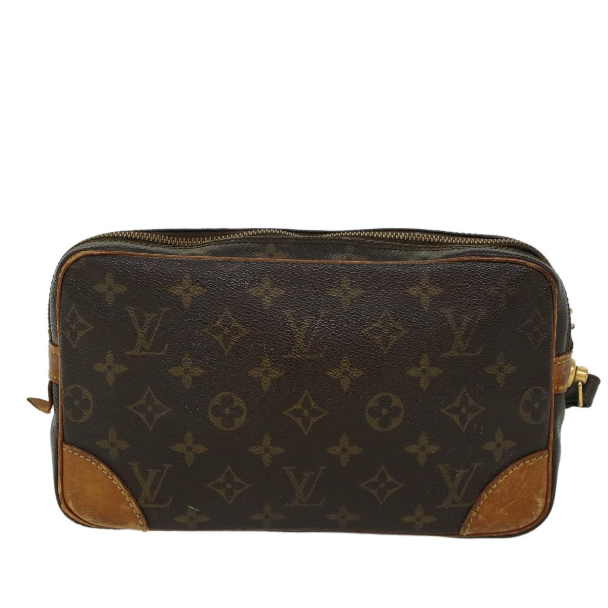 LOUIS VUITTON Monogram Marly Dragonne GM Clutch Bag M51825 LV 44833