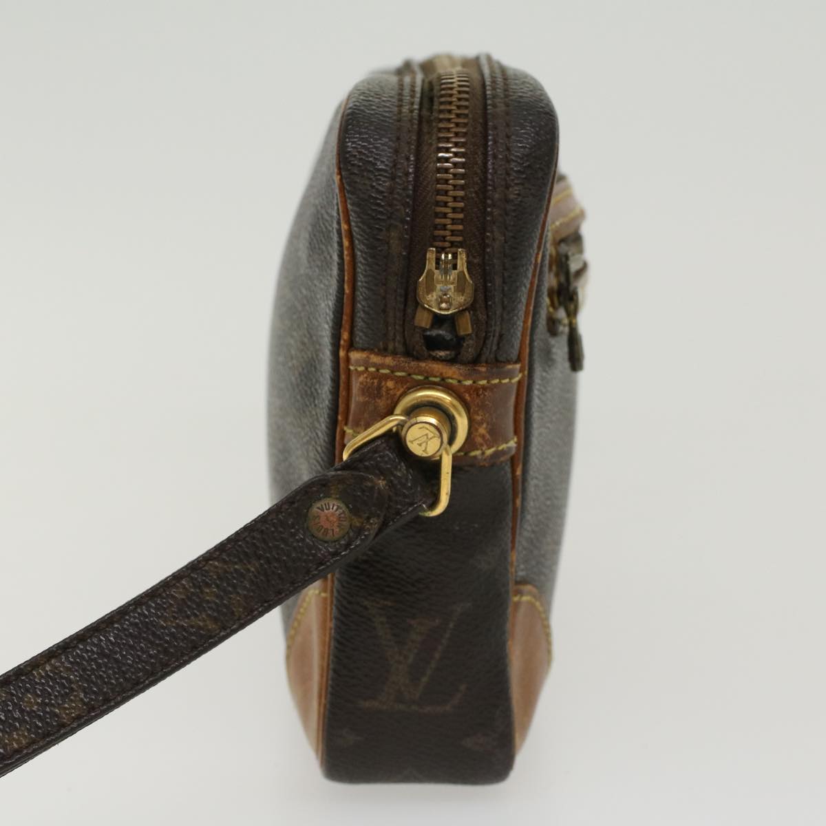 LOUIS VUITTON Monogram Marly Dragonne GM Clutch Bag M51825 LV 44833