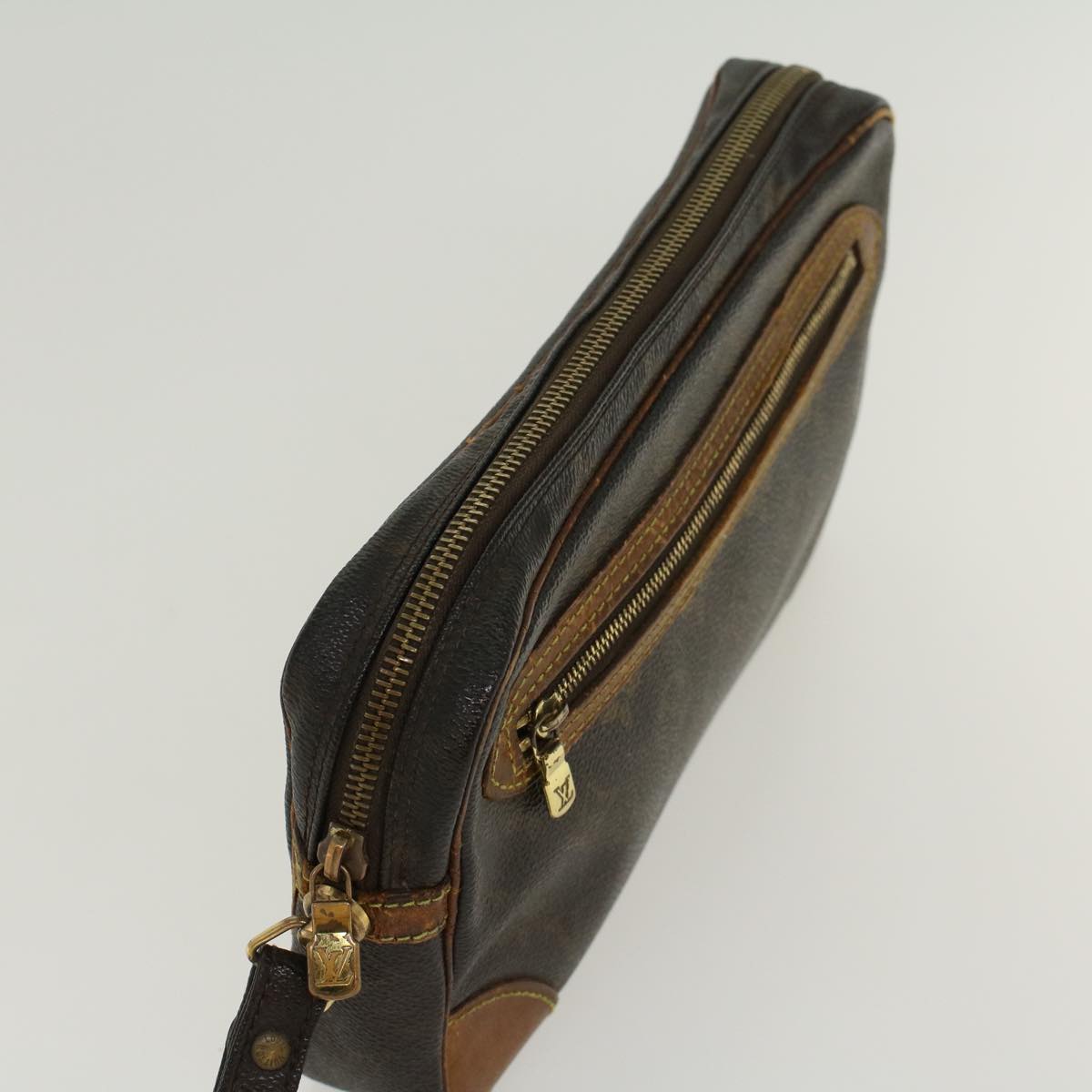 LOUIS VUITTON Monogram Marly Dragonne GM Clutch Bag M51825 LV 44834