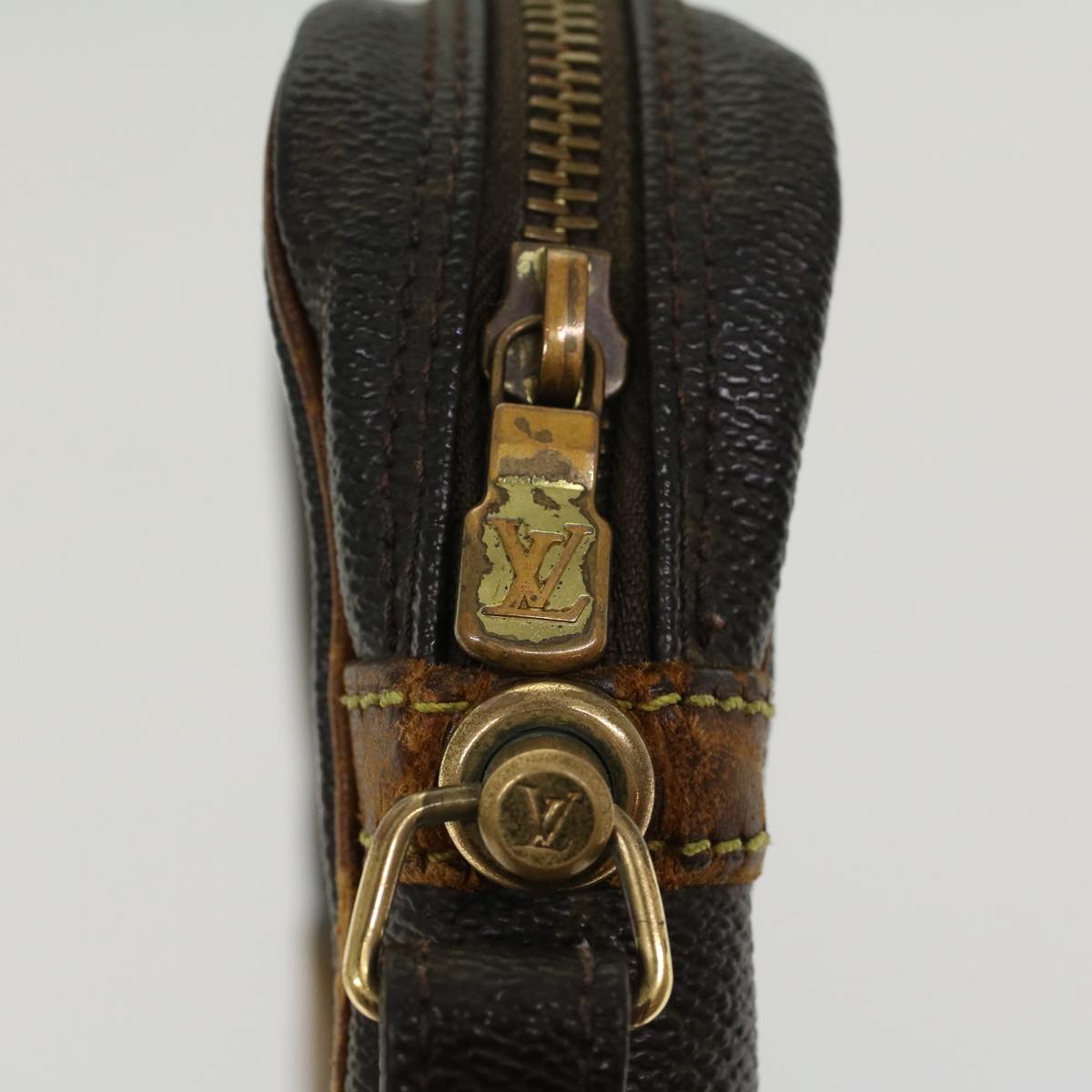 LOUIS VUITTON Monogram Marly Dragonne GM Clutch Bag M51825 LV 44834