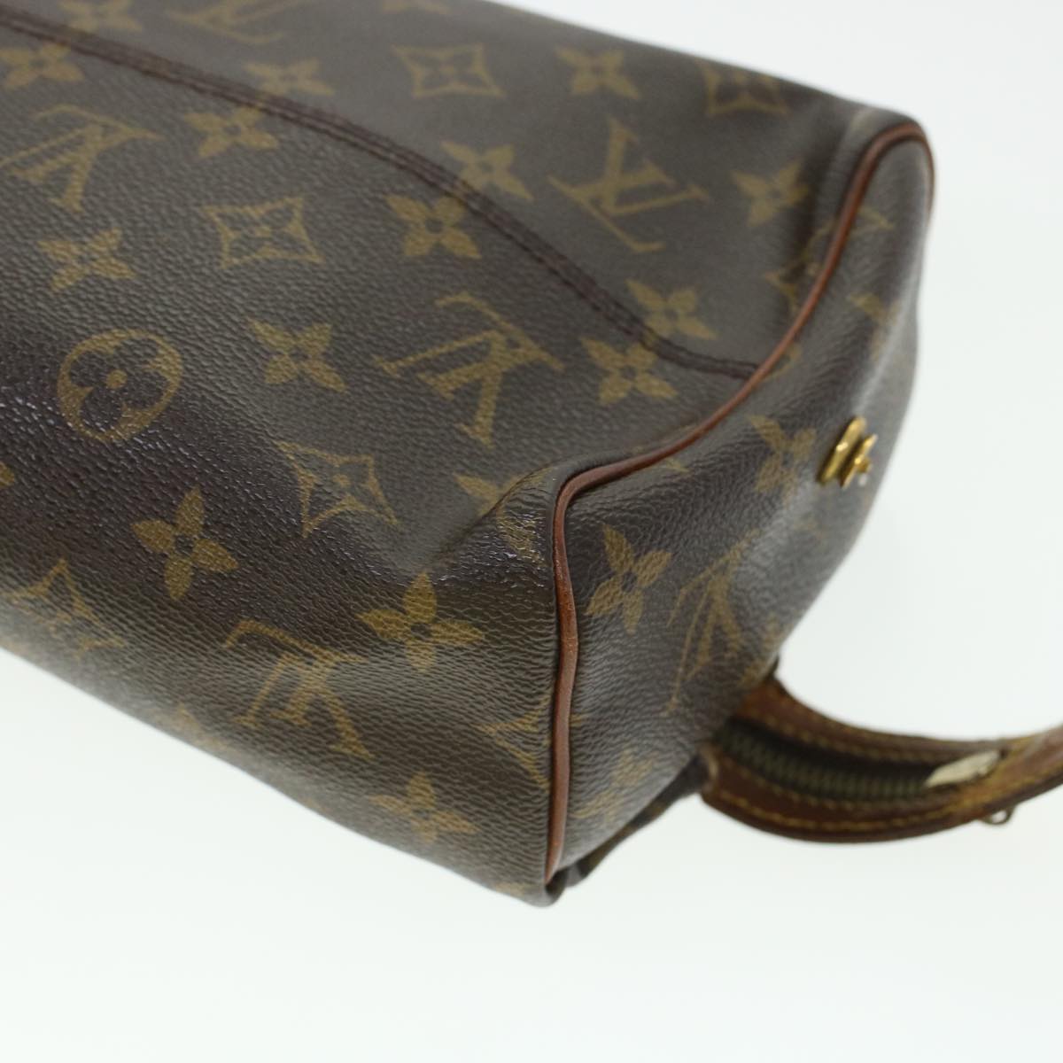 LOUIS VUITTON Monogram Trousse Patte Pression Cosmetic Pouch M47636 44836