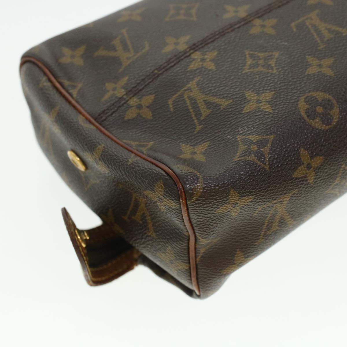 LOUIS VUITTON Monogram Trousse Patte Pression Cosmetic Pouch M47636 44836