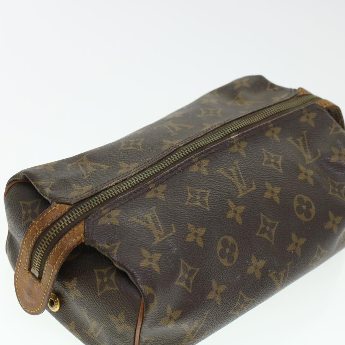 LOUIS VUITTON Monogram Trousse Patte Pression Cosmetic Pouch M47636 44836
