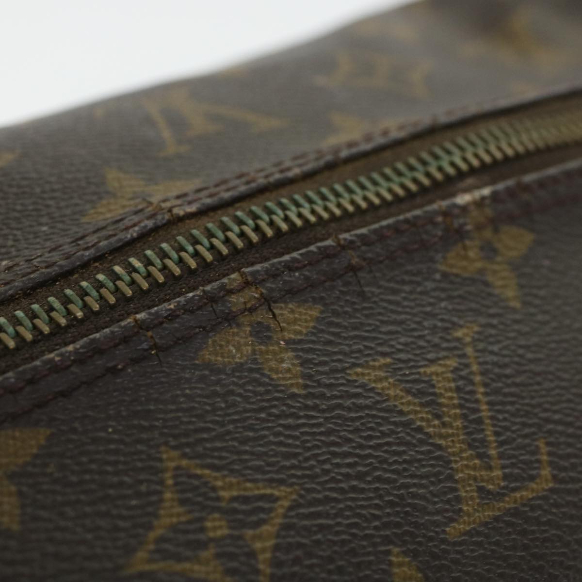 LOUIS VUITTON Monogram Trousse Patte Pression Cosmetic Pouch M47636 44836