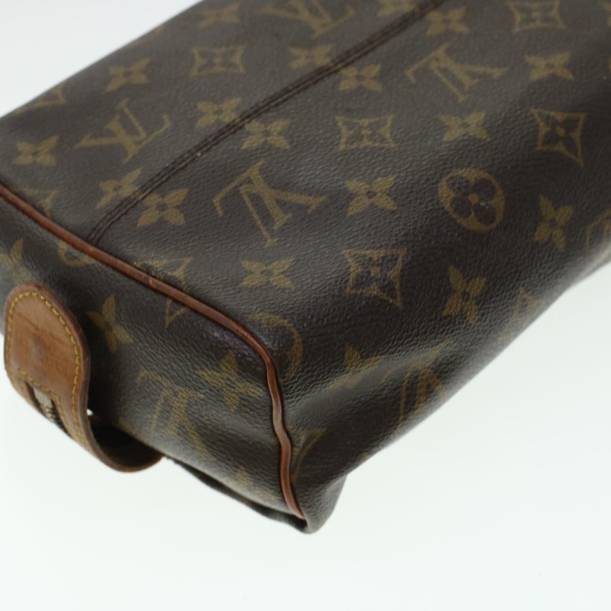 LOUIS VUITTON Monogram Trousse Patte Pression Cosmetic Pouch M47636 44837