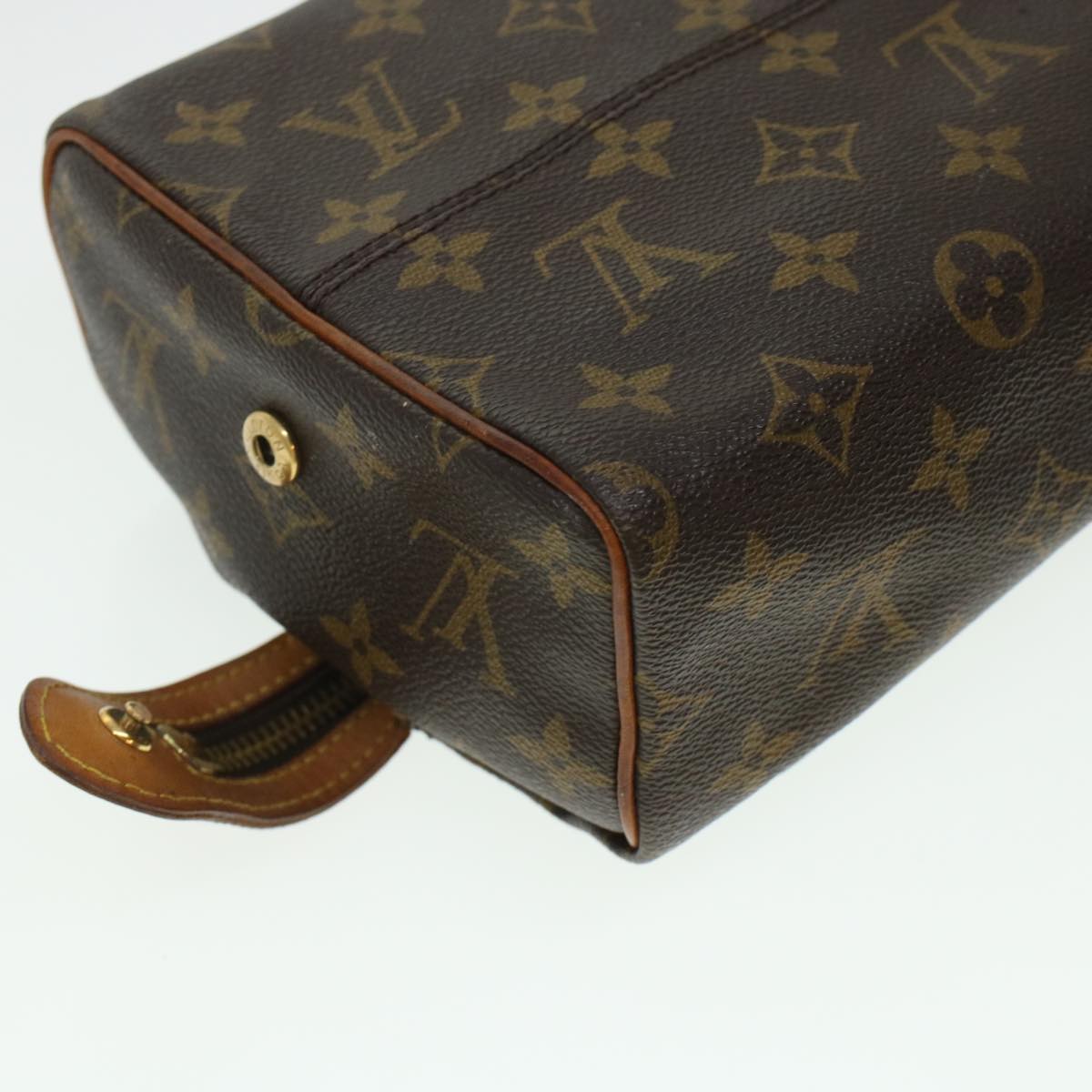 LOUIS VUITTON Monogram Trousse Patte Pression Cosmetic Pouch M47636 44837
