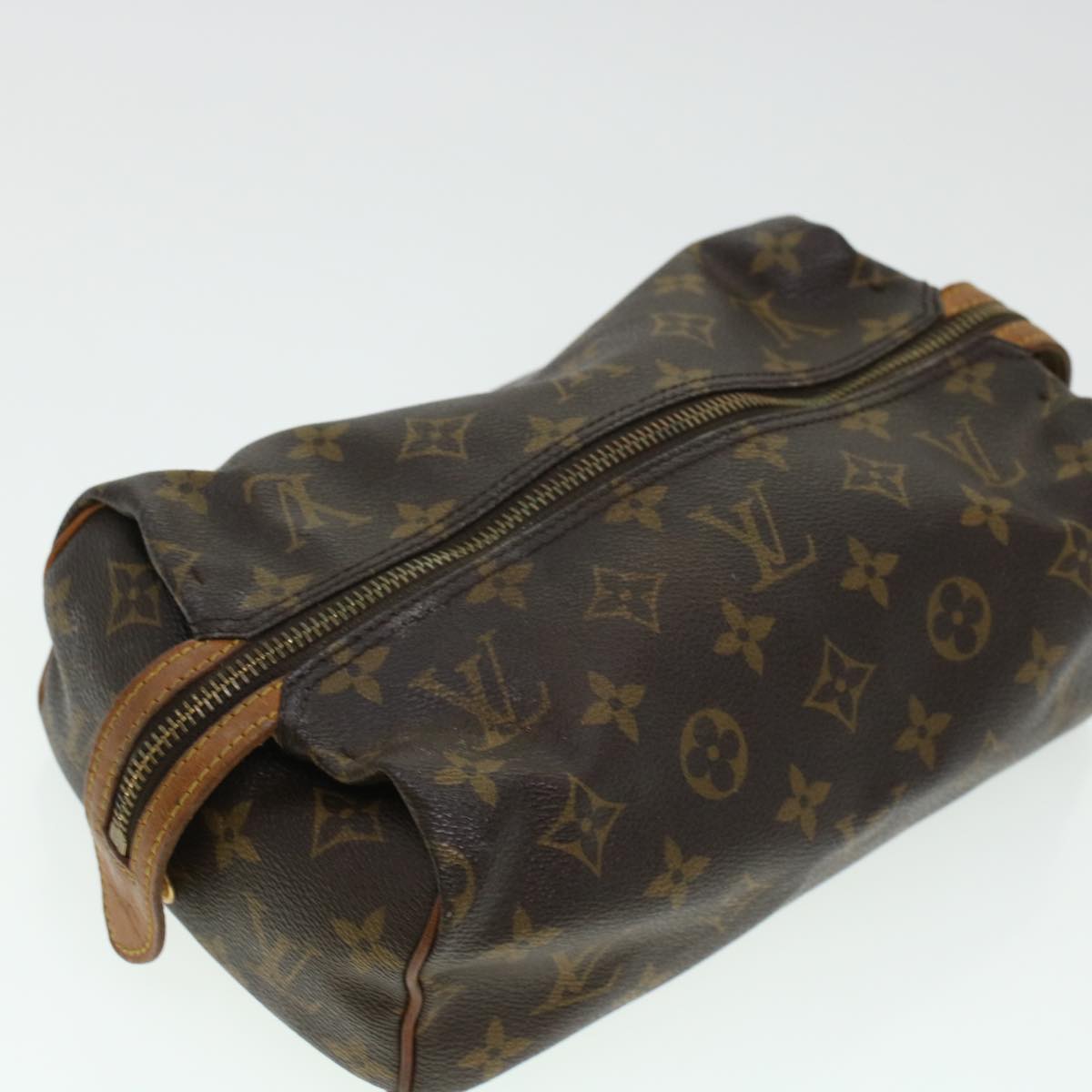 LOUIS VUITTON Monogram Trousse Patte Pression Cosmetic Pouch M47636 44837