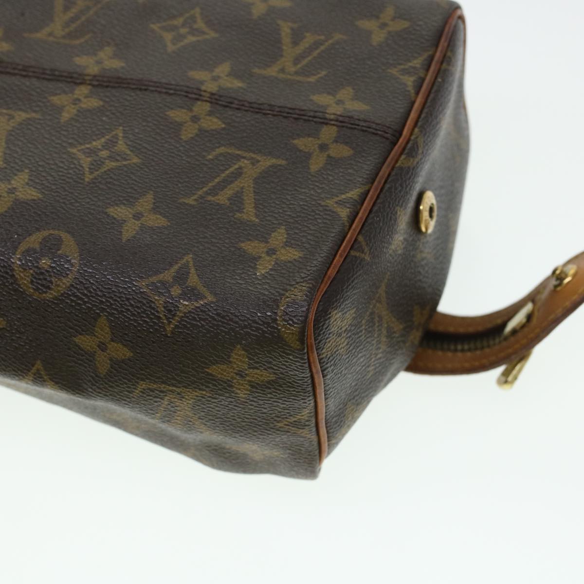 LOUIS VUITTON Monogram Trousse Patte Pression Cosmetic Pouch M47636 44837