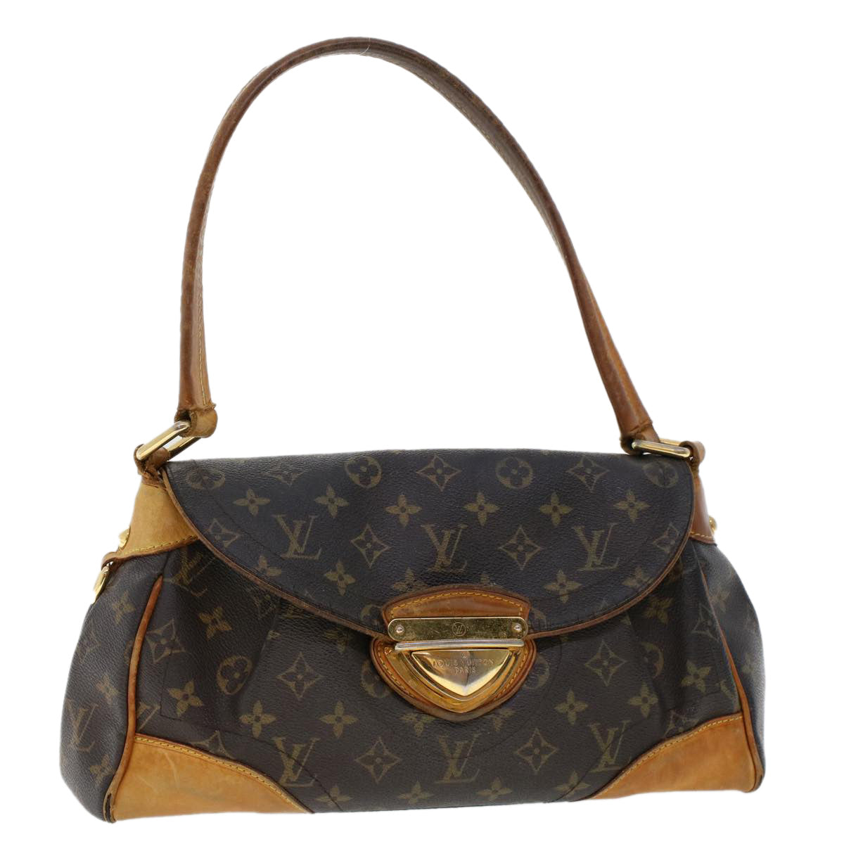 LOUIS VUITTON Monogram Beverly MM Shoulder Bag M40121 LV 44842