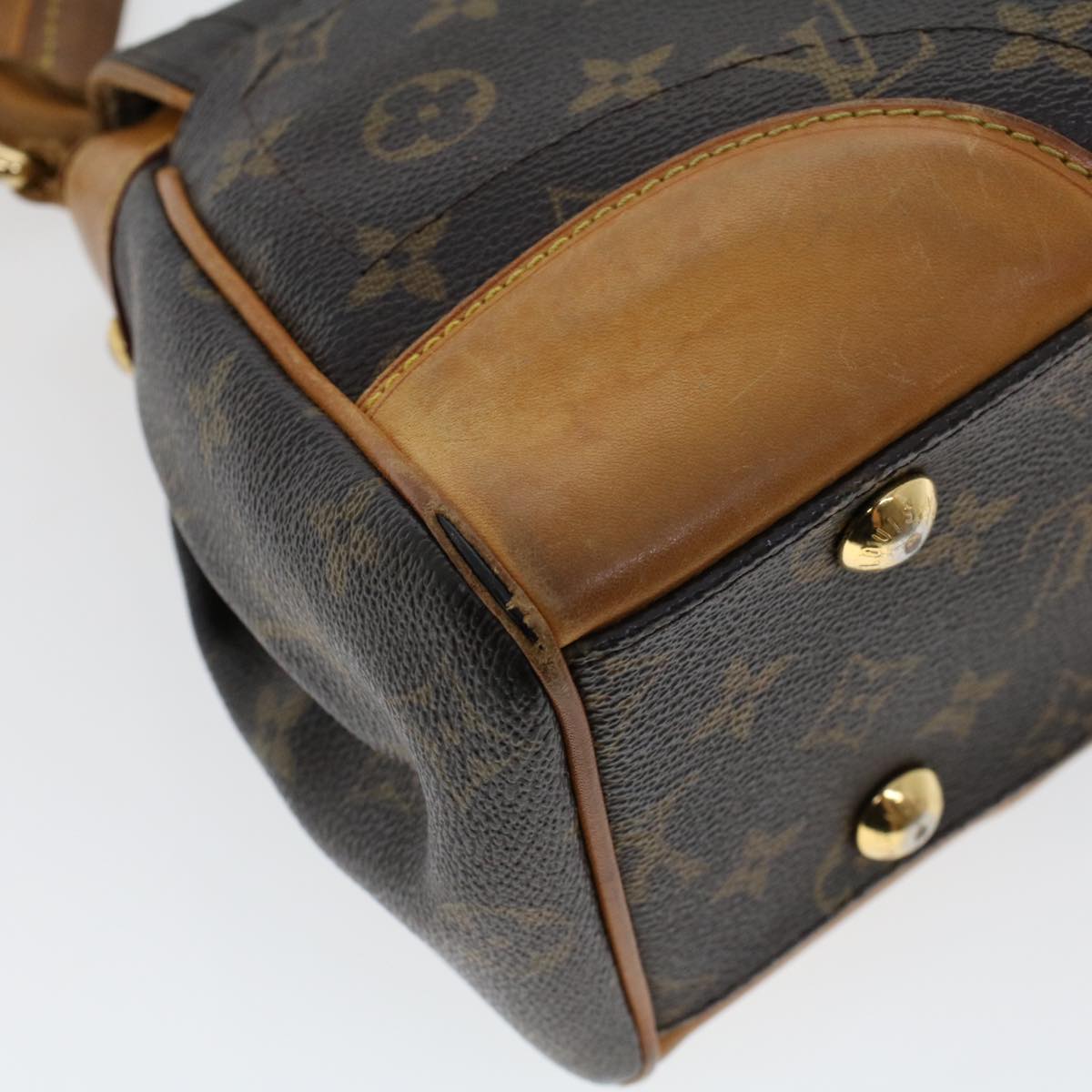 LOUIS VUITTON Monogram Beverly MM Shoulder Bag M40121 LV 44842