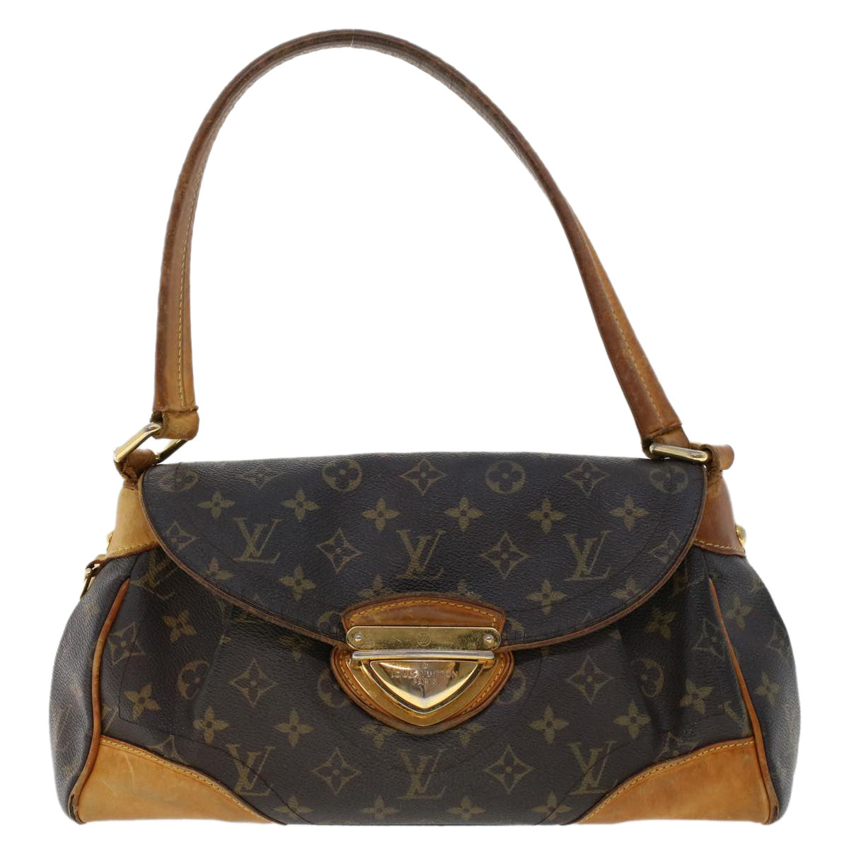 LOUIS VUITTON Monogram Beverly MM Shoulder Bag M40121 LV 44842