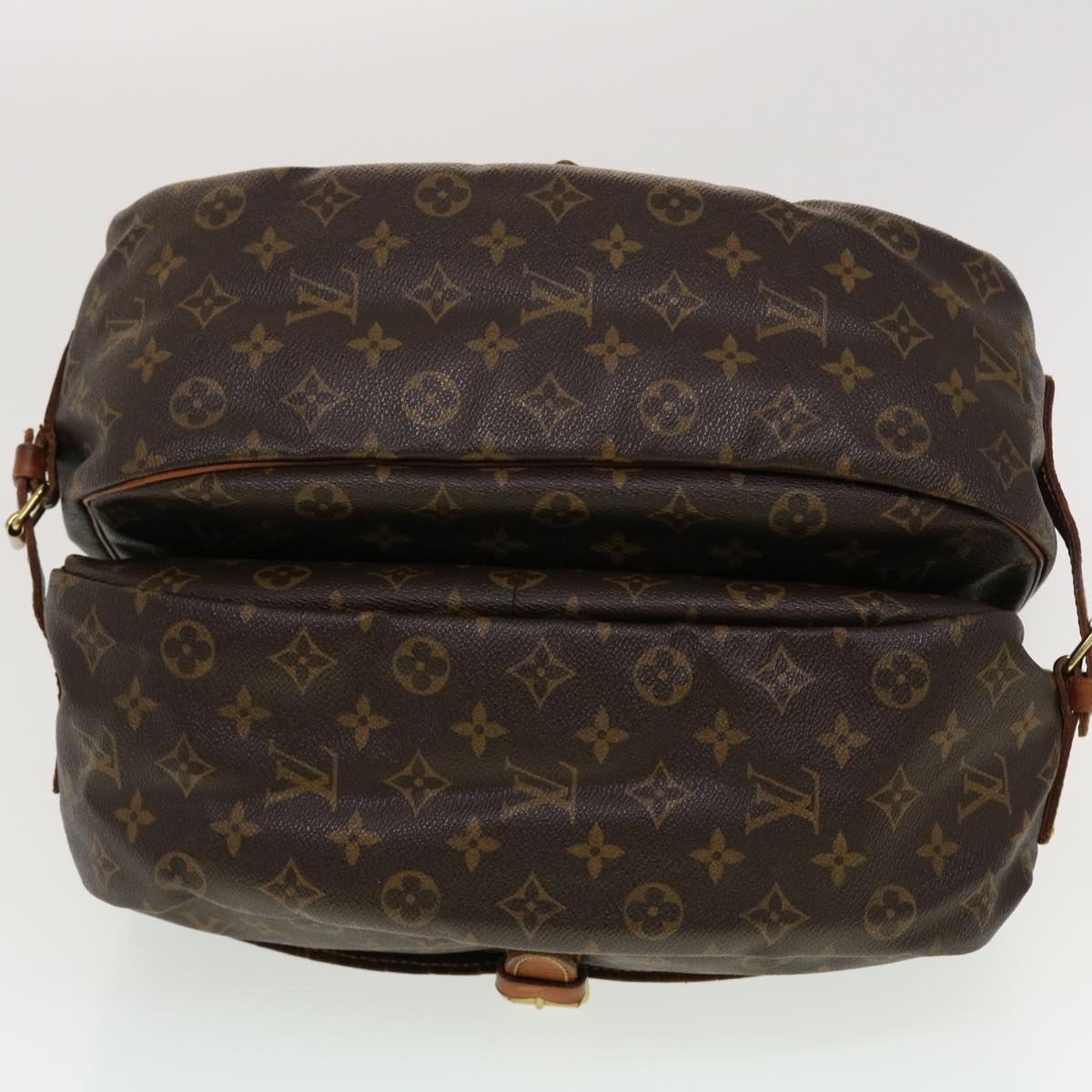 LOUIS VUITTON Monogram Saumur 35 Shoulder Bag M42254 LV 44846