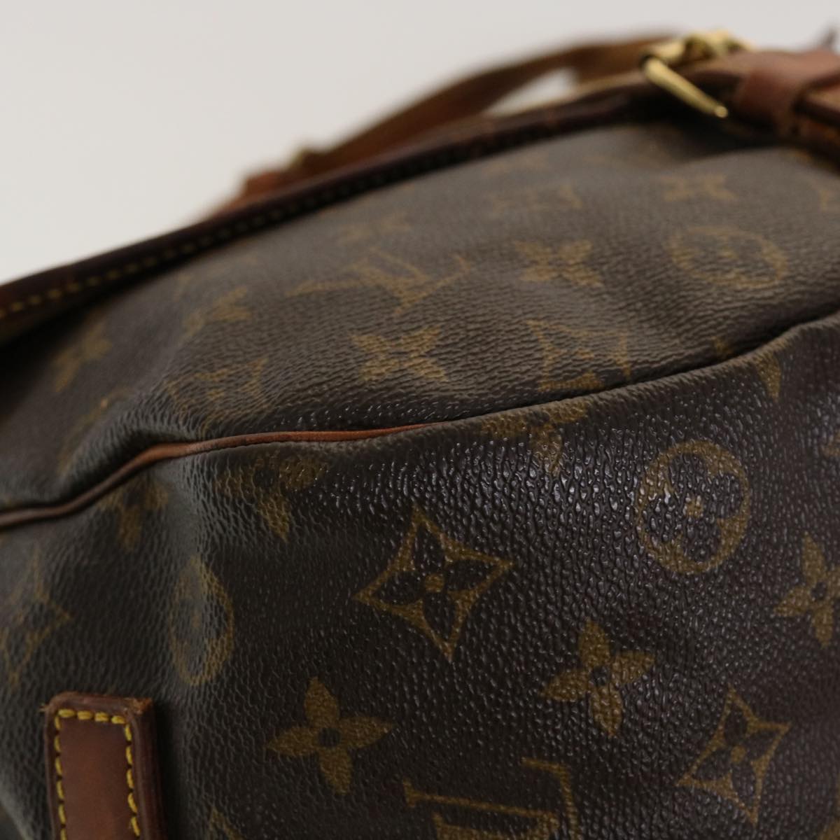 LOUIS VUITTON Monogram Saumur 35 Shoulder Bag M42254 LV 44846