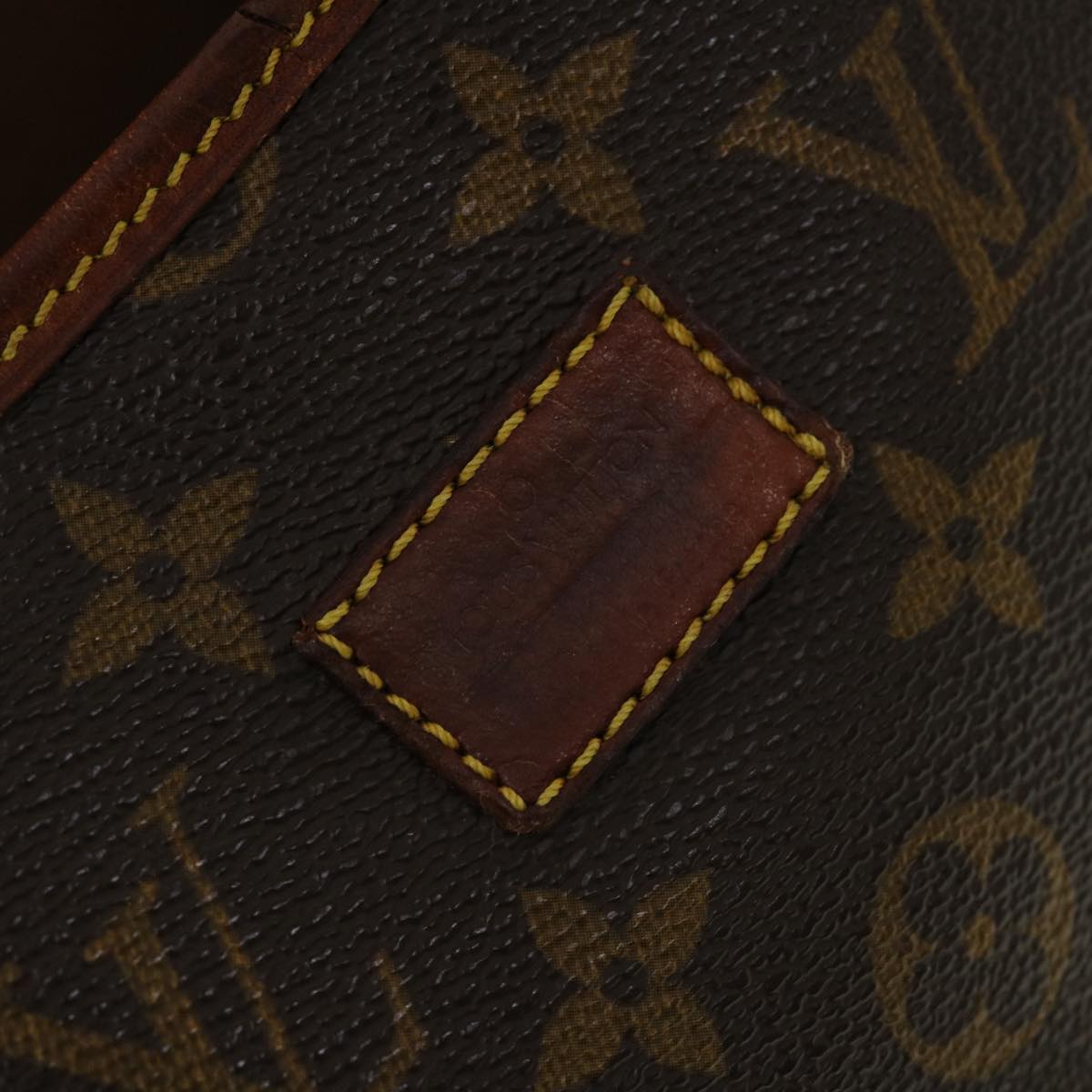 LOUIS VUITTON Monogram Saumur 35 Shoulder Bag M42254 LV 44846