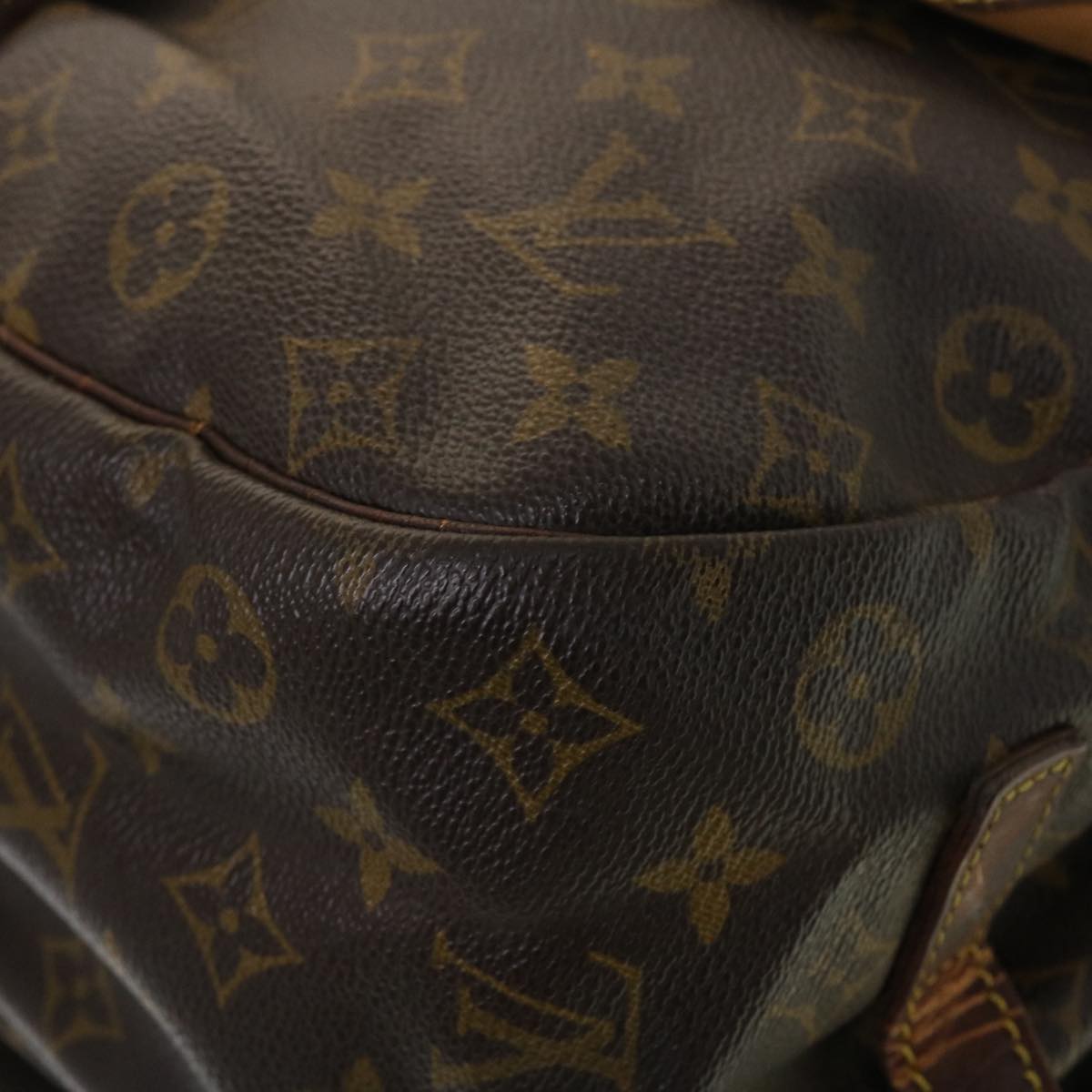 LOUIS VUITTON Monogram Saumur 35 Shoulder Bag M42254 LV 44847