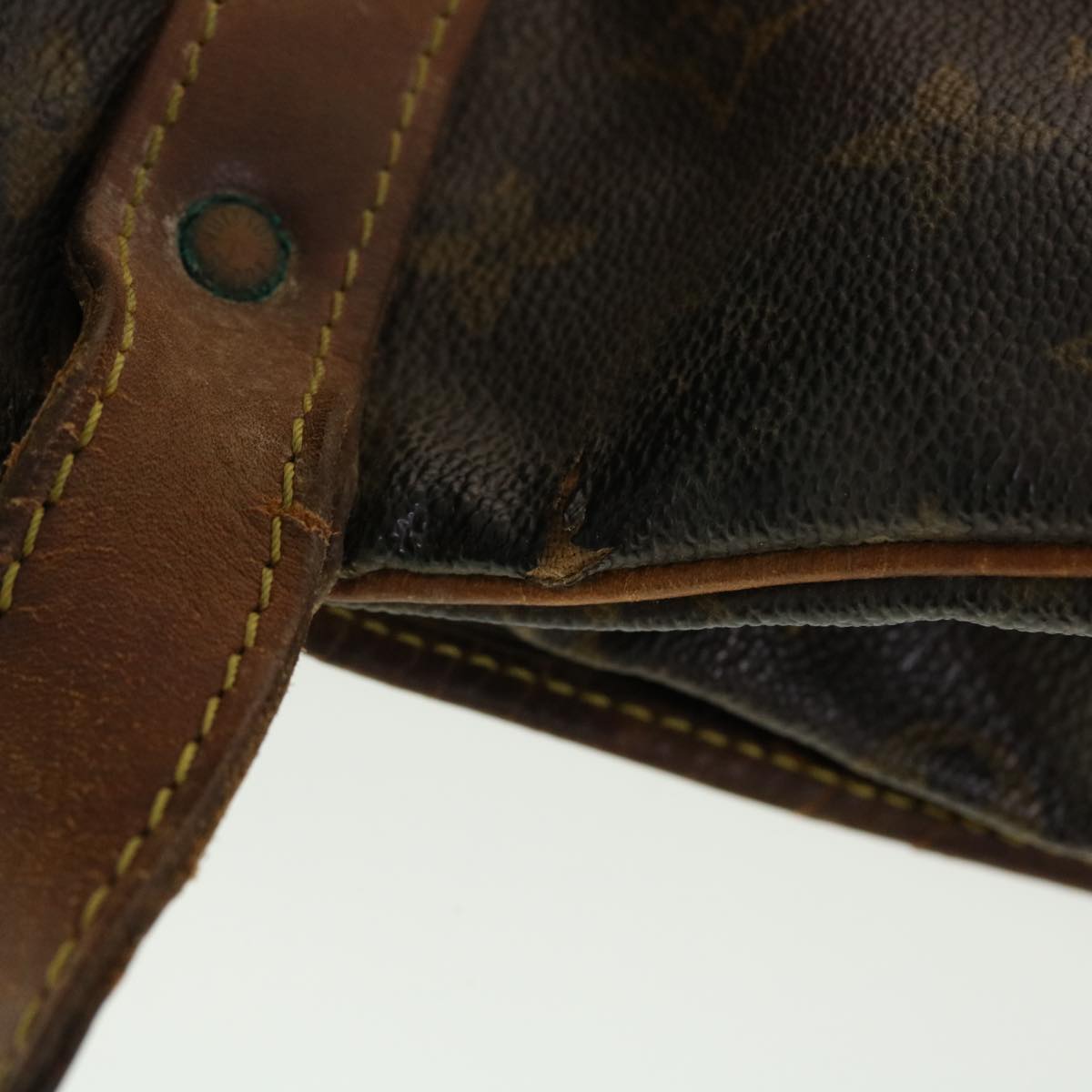 LOUIS VUITTON Monogram Saumur 35 Shoulder Bag M42254 LV 44847