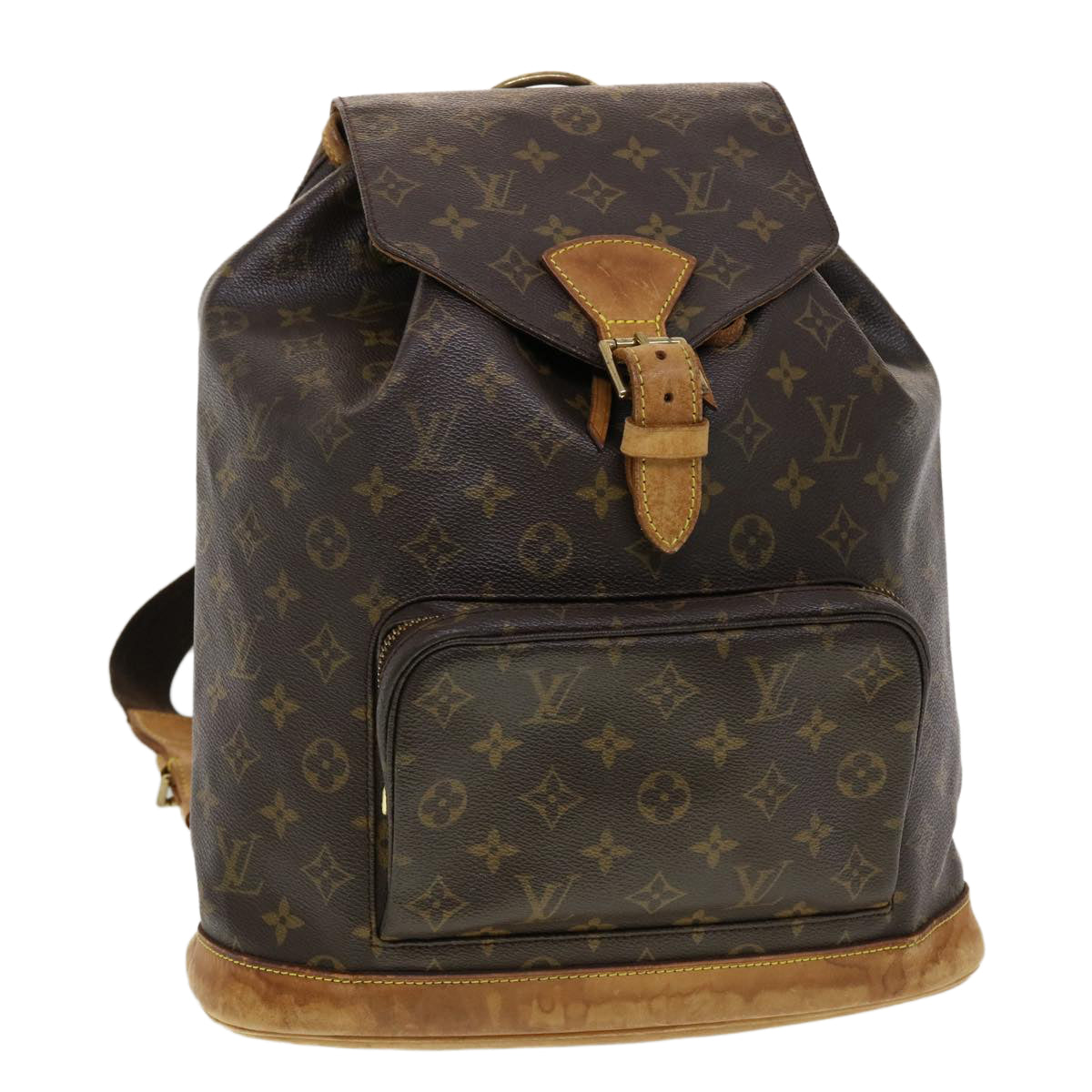 LOUIS VUITTON Monogram Montsouris GM Backpack M51135 LV 44849