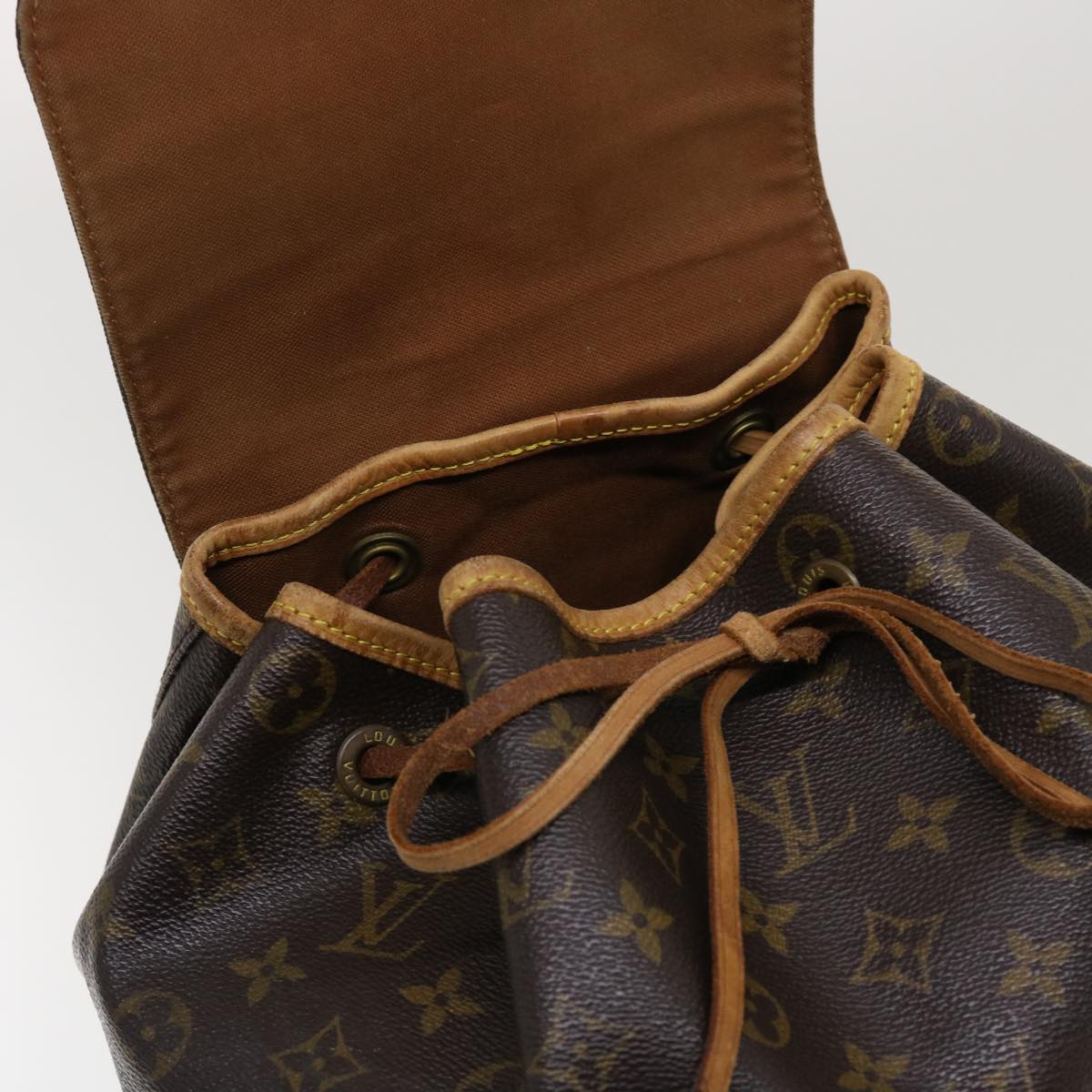 LOUIS VUITTON Monogram Montsouris GM Backpack M51135 LV 44849