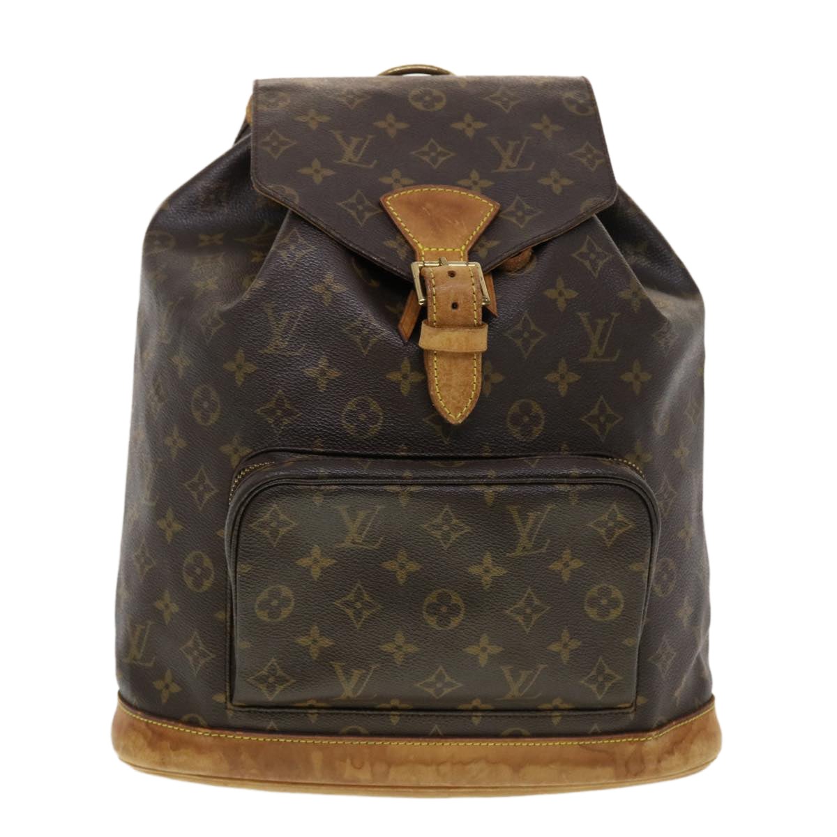 LOUIS VUITTON Monogram Montsouris GM Backpack M51135 LV 44849