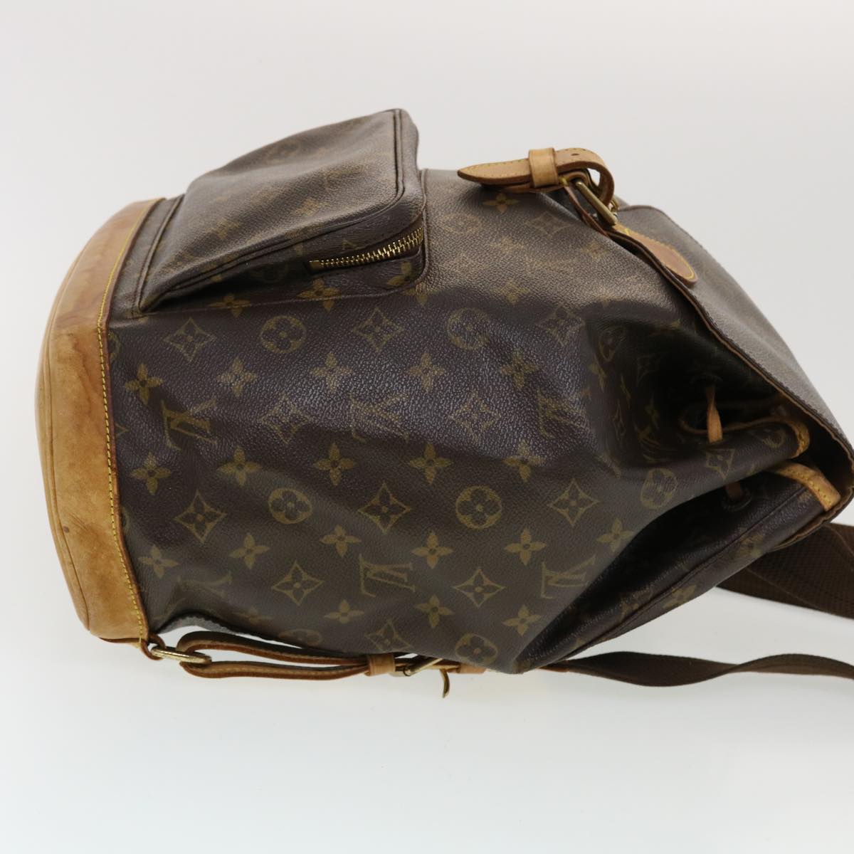 LOUIS VUITTON Monogram Montsouris GM Backpack M51135 LV 44849