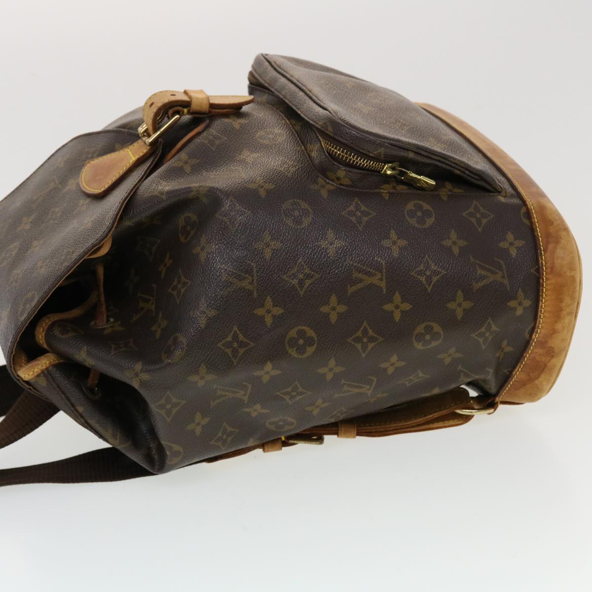 LOUIS VUITTON Monogram Montsouris GM Backpack M51135 LV 44849