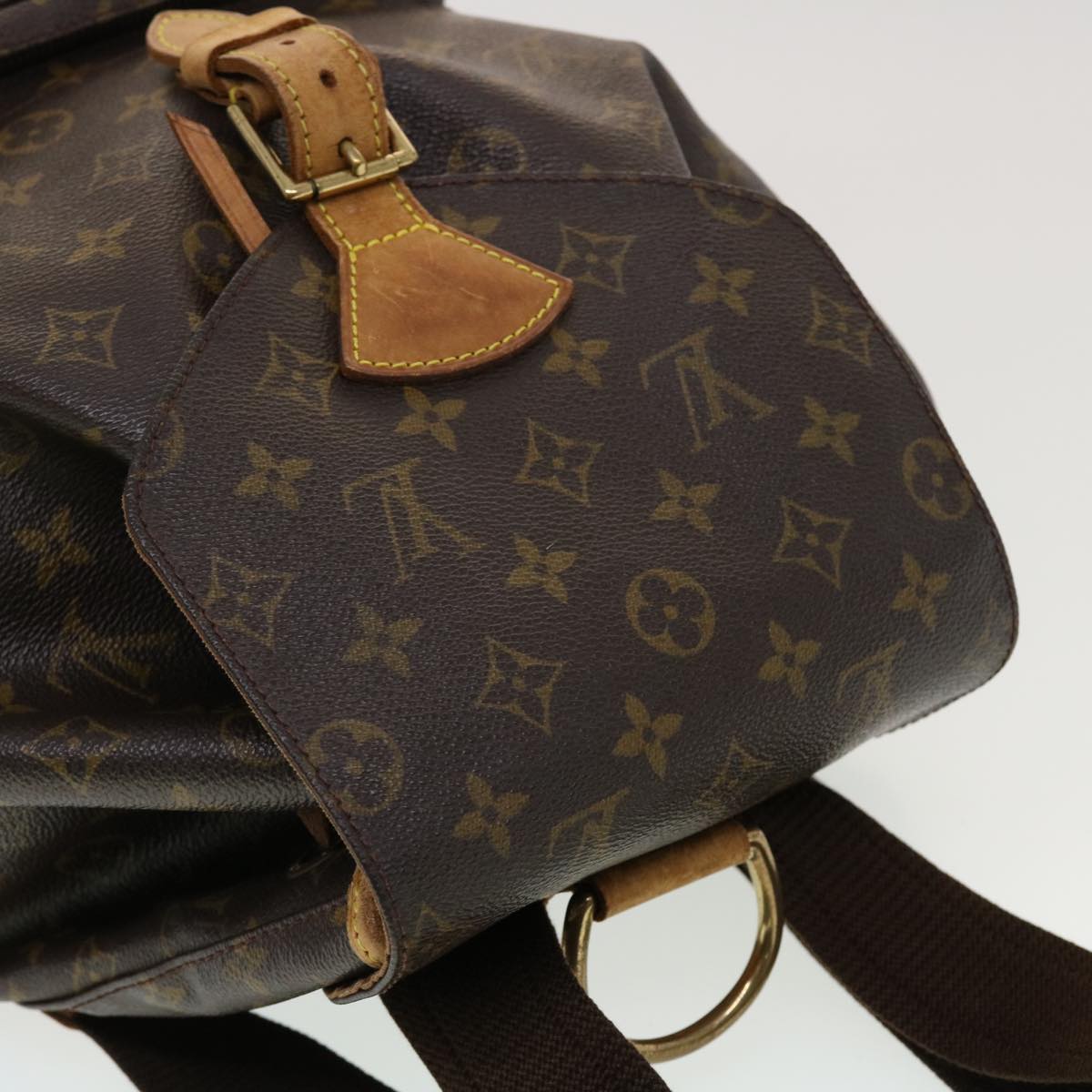 LOUIS VUITTON Monogram Montsouris GM Backpack M51135 LV 44849