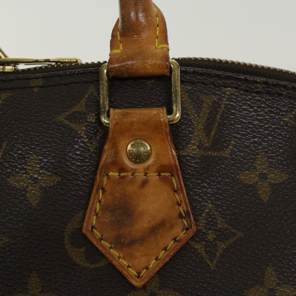 LOUIS VUITTON Monogram Alma Hand Bag M51130 LV 44854