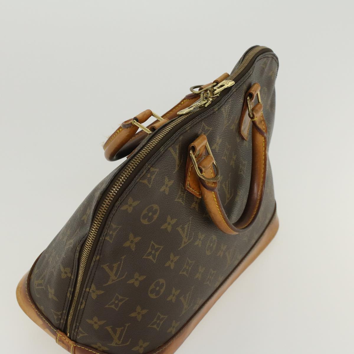 LOUIS VUITTON Monogram Alma Hand Bag M51130 LV 44854
