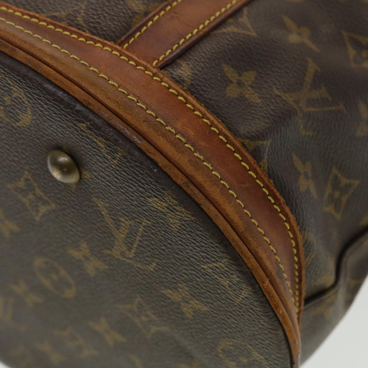 LOUIS VUITTON Monogram Bucket GM Shoulder Bag M42236 LV 44866