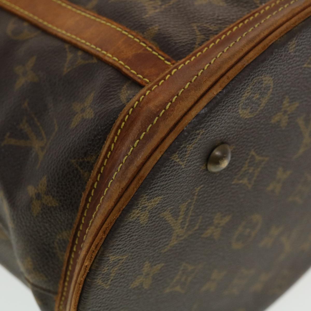 LOUIS VUITTON Monogram Bucket GM Shoulder Bag M42236 LV 44866
