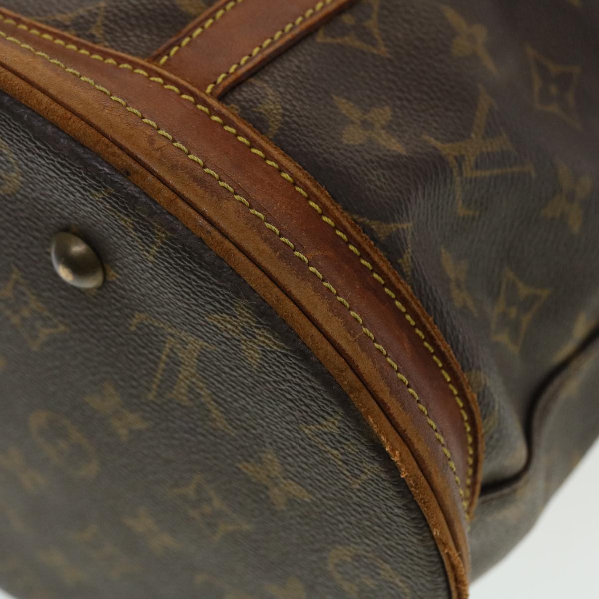 LOUIS VUITTON Monogram Bucket GM Shoulder Bag M42236 LV 44866